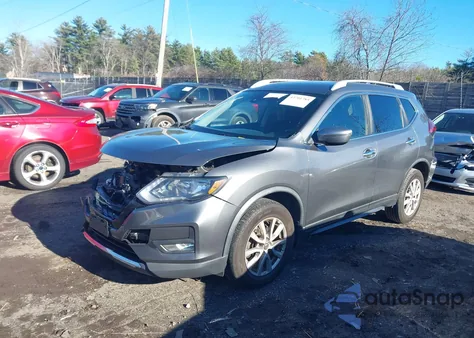 2019 Nissan Rogue Sv из США, поврежденный, VIN KNMAT2MV9KP520088